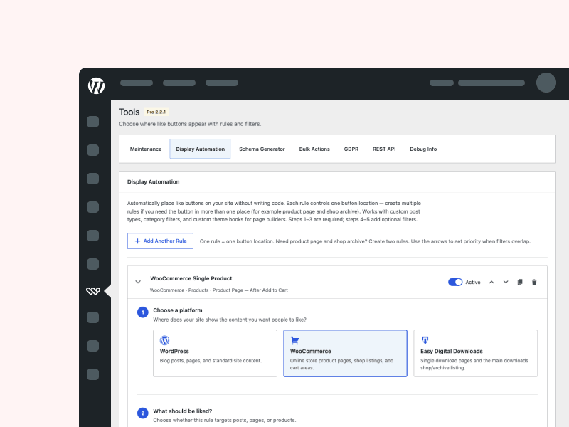 WP ULike Pro plugin preview