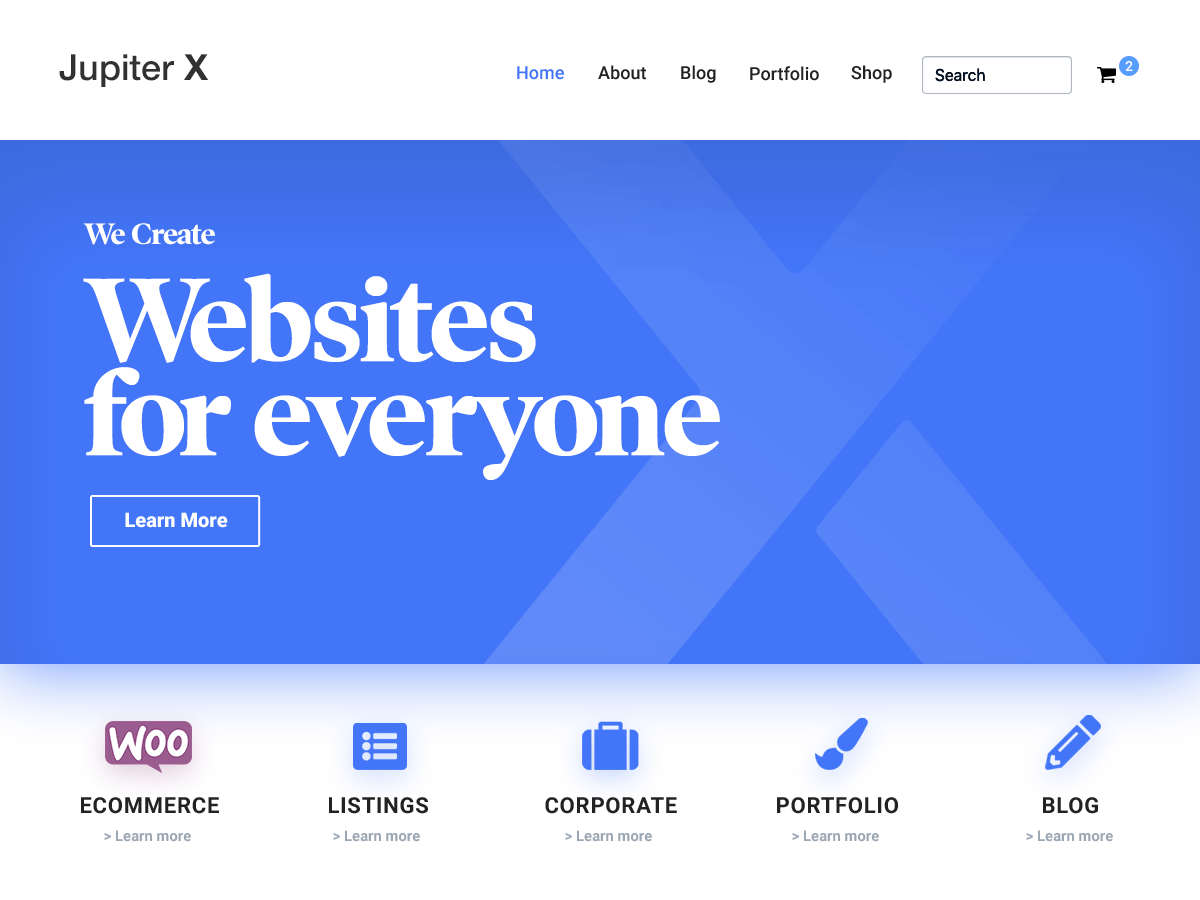 Jupiter X - The Ultimate WordPress Website Builder!