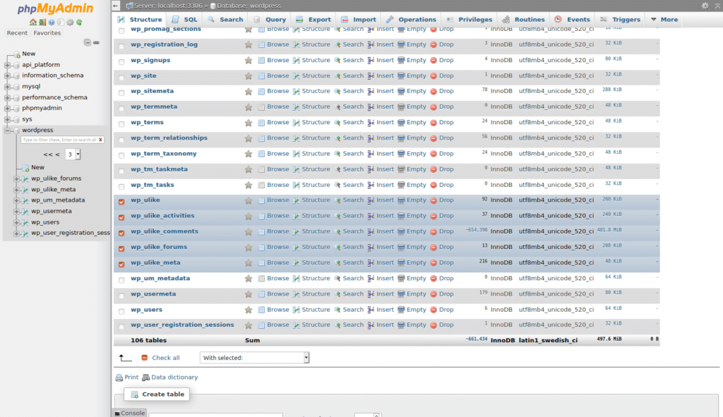 How to Optimize or Repair WP ULike Database Tables? WP ULike